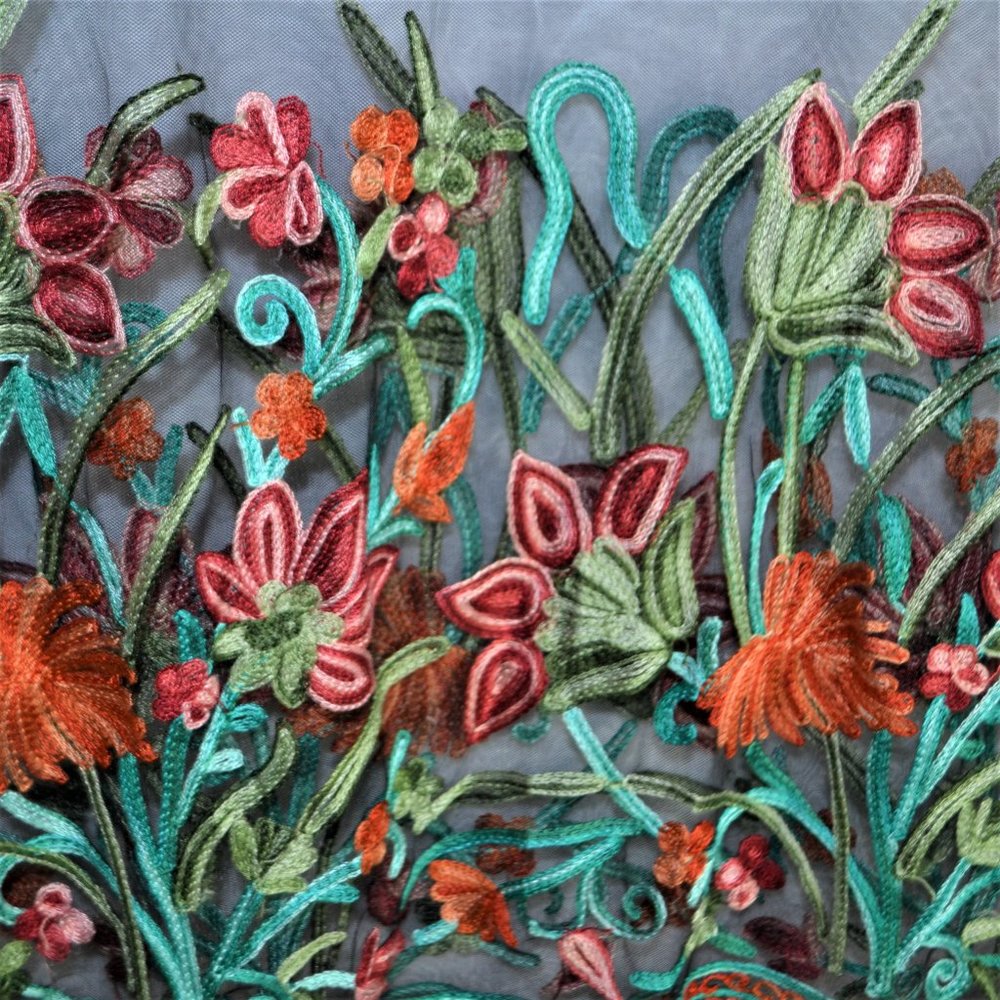 Zanzea Collection Sheer Embroidered Cover Up